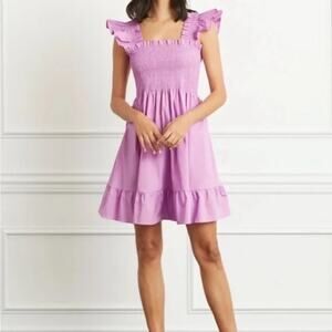 Hill House The Elizabeth Nap Mini Dress Lilac L